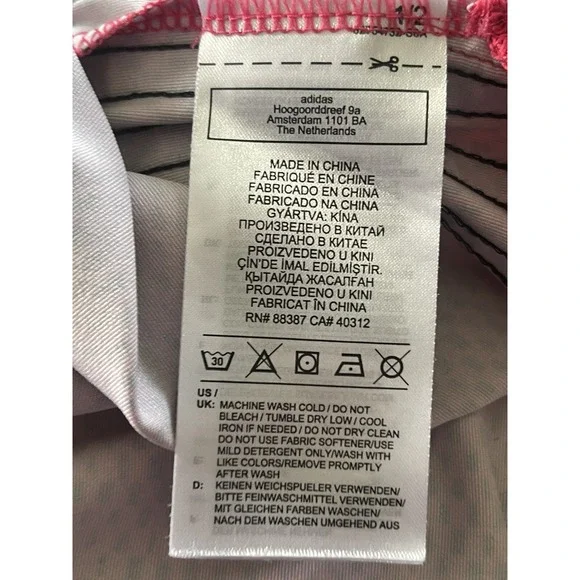 ADIDAS MEN'S POLO, SIZE: L COLOR: PINK/BLACK ALL OVER PATTERN. EUC - Picture 10 of 10